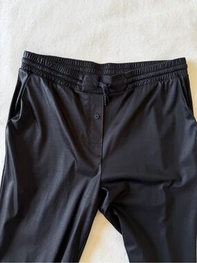 T by Alexander Wang Black Elastic-Waist Trousers